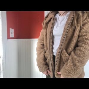 hollister sherpa jacket